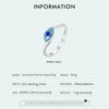 SCR947-8 S925 Sterling Silver Guardian Devil Eye Ring Versatile Ring Hand Decoration