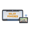 Solar License Plate Frame Wireless Transmission Reversing Camera Display