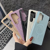 For Samsung Galaxy S25 Ultra 5G Glossy TPU Shockproof MagSafe Phone Case(Purple)