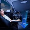 145x80cm Car Front Windshield Sun Protection Laser Sunshade Blinds, Style: Pull Tab Parasol