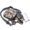 TB04 Cycling Waist And Leg Bag Man Multi Compartment Waist Pack(Coffee)