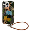 For iPhone 13 Pro Animal Pattern IMD Full Coverage TPU Phone Case(Forest World)