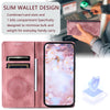 For Samsung Galaxy A36 Totem Embossed Magnetic Leather Phone Case(Rose Gold)