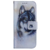 For Samsung Galaxy A36 5G / A56 5G Coloured Drawing Flip Leather Phone Case(White Wolf)