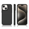 For iPhone 14 Plus Shockproof MagSafe Armor PC Hybrid TPU Phone Case(Black)