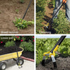 MYL-10 Stirrup Ring Weeding Hoes Garden Tools, Specification:  3 Sections 1.2m