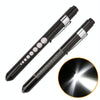 5 PCS Mini Pocket Penlight Torch Light LED Flashlight Mouth Ear Care Inspection Lamp(Silver)