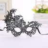 Halloween Masquerade Party Dance Sexy Lady Lace Phoenix Mask(Black)