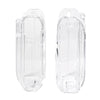 For FUJIFILM Instax mini 99 Crystal Hard Case Camera Bag with Shoulder Strap (Transparent)