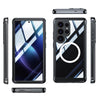 For Samsung Galaxy S25 Ultra 5G Tempered Glass MagSafe Phone Case(Black)