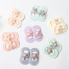 2 Pairs Baby Floor Socks Hollow Flower Spot Glue Non-Slip Children Socks, Toyan Socks: S 0-1 Years Old(Light Green)
