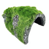 Box Turtle Hiding Cave Mossy Basking Spot Resin Ornament 14.5cm
