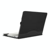 For Microsoft Surface Laptop Studio 2 Cotton Cloth Texture Leather Laptop Protective Case(Black)