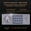 Small Steel Security Safe Box - Digital Keypad - Wall Mount - Gold