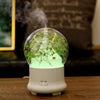ML-824 100ML Gypsophila Flowers Aromatherapy Diffuser Air Humidifier with Colorful LED Light for Office / Home(Green)