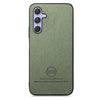 For Samsung Galaxy A54 5G Twill Fabric Leather Skin Back Phone Case(Green)