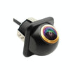 Car Universal HD Night Vision Rear View Reversing Three-Control Fisheye Camera, Style: AHD720P Straw Hat