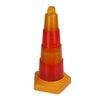 Portable Foldable LED Road Safety Road Cones Height: 42cm