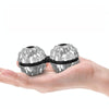 Siamese Massage Ball Fingertip Spinner Toy Decompression Artifact(Silver)