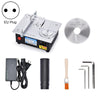 S3  96W Liftable Table Mini Table Saw Aluminum Cutting Machine,Spec: Black Standard(EU Plug)