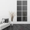 100 PCS Square Crystal Mosaic Mirror Acrylic Stereo Wall Stickers Creative Background Home Living Room Wall Sticker,Size:2*2cm(Black)