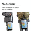 H139 Outdoor Climbing Transparent Camping Waterproof Map Bag(Black)