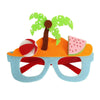 3 PCS Happy Birthday Theme Party Glasses Photo Decoration Prop, Shape: Beach