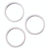 iPhone 16 Pro Max Camera Lens Protector (Silver, 3-Pack)