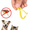 Pet Tick Remover Tool (Blue) - 2 Pack - Cat & Dog Flea Clipper