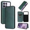 For Redmi K70 Carbon Fiber Texture Flip Leather Phone Case(Green)