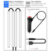 Y12 Cigarette Lighter Car Colorful RGB Foot LED Atmosphere Light