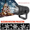 KD-1001 LED Rotatable Christmas Decoration Snowflake Projector Light, Specification: US Plug