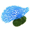Blue Silicone Coral Ornament - Aquarium Decoration
