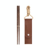 Naturehike NH20CJ010 Outdoor Camping Portable Folding Wenge Chopsticks