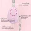 120dB Personal Safety Alarm with LED Light - White