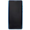 For Samsung Galaxy S22 Ultra 5G Anti-peeping Magnetic Double-sided Tempered Glass Phone Case(Blue)