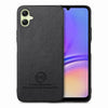For Samsung Galaxy A04 4G Twill Fabric Leather Skin Back Phone Case(Black)