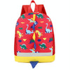 Backpack Cute Cartoon Dinosaur School Bags for Children(Red)