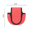 Water Drop-Shaped Fishing Wheel Protective Case Neoprene Fish Wheel Bag(Orange)