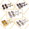 6 in 1 Nail-Free Detachable Button Jeans Waist Adjustment Buckle Set, Colour: 32mm (Gun Black)