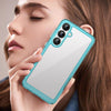 For Samsung Galaxy S25+ 5G Colorful Series Acrylic Hybrid TPU Phone Case(Transparent Blue)