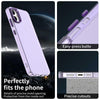 For Samsung Galaxy A05 Candy PC Hybrid TPU Shockproof Phone Case(Purple)