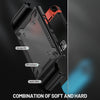 Game Handle Gamepad TPU+PC Protective Case for Switch OLED(Black)