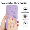 For vivo V40 / V40 Pro / T3 Ultra Embossed Kitten Phone Leather Case with Lanyard(Purple)