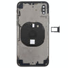 iPhone X Battery Back Cover Black - Keys, Wireless Charging, SIM Tray