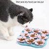 Silicone Licking Mat Slow Feeder for Cats & Dogs (Blue/Grey)
