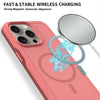 For iPhone 11 Pro Max Shockproof MagSafe Armor PC Hybrid TPU Phone Case(Dark Pink+Maroon)
