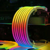 AOSOR AL300 Computer Glow Line ARGB Neon Cable Motherboard Chassis Light Strip Light Board Decoration(White)