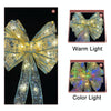 Christmas LED Lights Bronzing Double Ribbon String Lights, Specification: 20m(Gold Red Color Light)