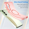 For Samsung Galaxy S24 FE 5G MagSafe Frosted Translucent TPU + PC Full Coverage Phone Case(Red)
